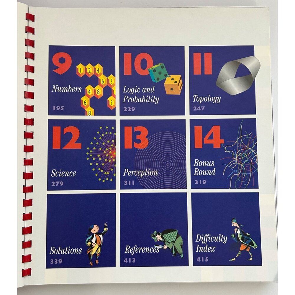 1000 Play Thinks Puzzles Paradoxes Illusions & Games Ivan Moscovich Softcover - Picture 5 of 8
